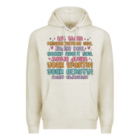 Oatmeal Heather let them Premium Hoodie - MaliasSmallBusiness