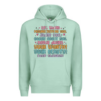 Seafoam let them Premium Hoodie - MaliasSmallBusiness