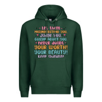 Sports Green let them Premium Hoodie - MaliasSmallBusiness