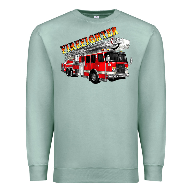 Firefighter Fire Truck Premium Sweatshirt by Artiststas | Teevron