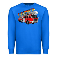 True Royal firefighter fire truck Premium Sweatshirt - Artiststas