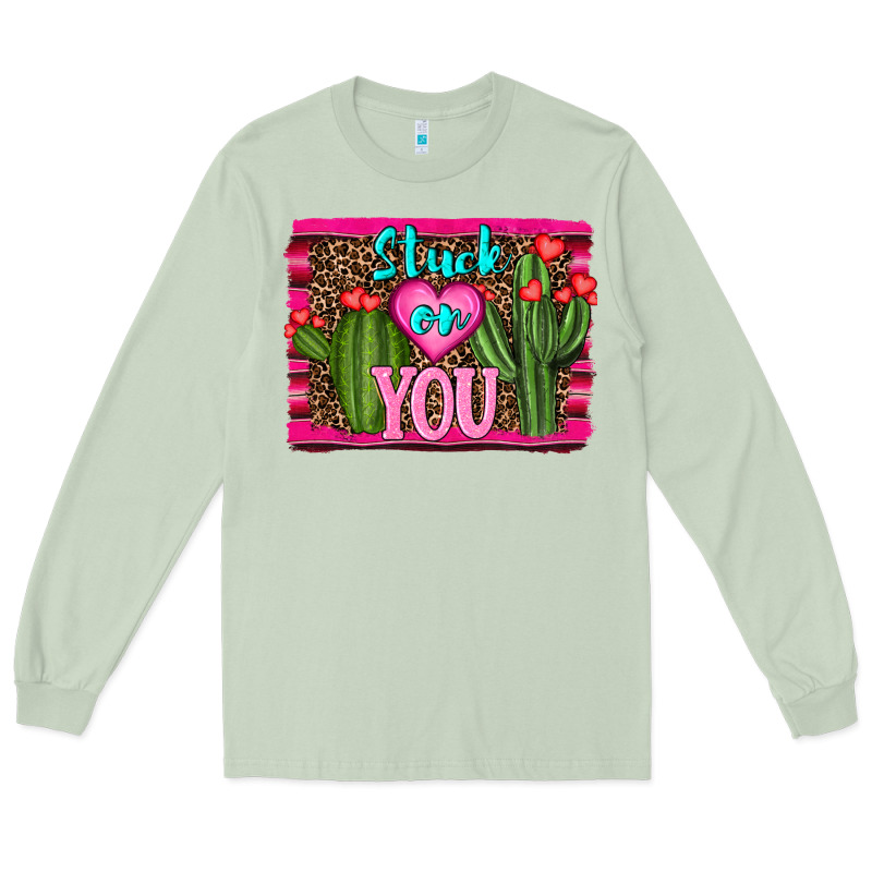Stuck On You Cactus Long Sleeve Tee by RanaPortraitStore | Teevron