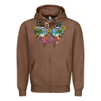 Chestnut summer vibes Zipper Hoodie - SublimationCraftShop
