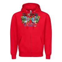 Red summer vibes Zipper Hoodie - SublimationCraftShop