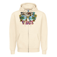 Sandshell summer vibes Zipper Hoodie - SublimationCraftShop