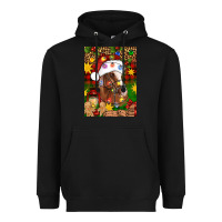 Black Christmas horse Heavyweight Hoodie - Artiststas