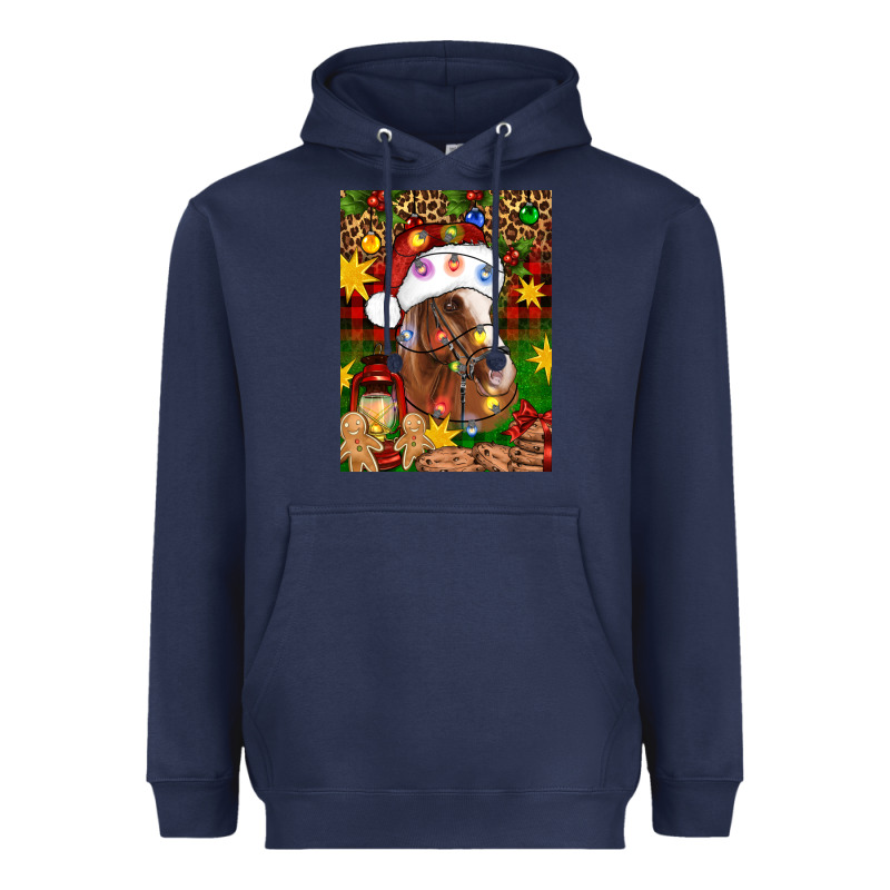Christmas Horse Heavyweight Hoodie by Artiststas | Teevron