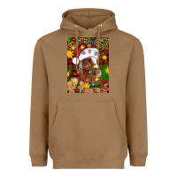 Toasted Coconut Christmas horse Heavyweight Hoodie - Artiststas