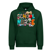 Forest Green school nurse Urban Hoodie - NancyCooperArtShop