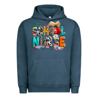 Pigment Midnight Navy school nurse Urban Hoodie - NancyCooperArtShop