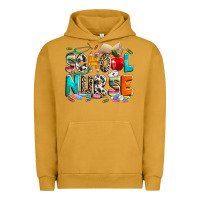 Pigment Peanut Butter school nurse Urban Hoodie - NancyCooperArtShop