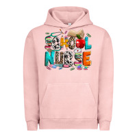 Pigment Salmon school nurse Urban Hoodie - NancyCooperArtShop