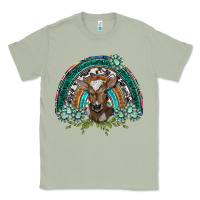 Matcha turquoise gemstones brown baby cow  rainbow Classic Tee - BarkalooDesign