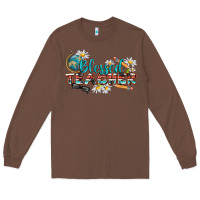 Chestnut blessed teacher Long Sleeve Tee - texasbilliewilder