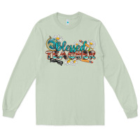 Matcha blessed teacher Long Sleeve Tee - texasbilliewilder