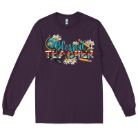 Plum blessed teacher Long Sleeve Tee - texasbilliewilder