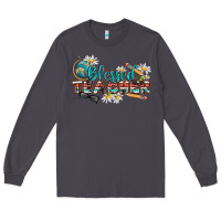 Smoke blessed teacher Long Sleeve Tee - texasbilliewilder