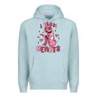 Blue Mist i steal hearts Premium Hoodie - MaliasSmallBusiness