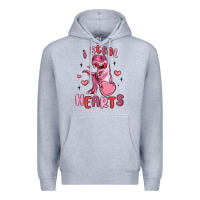Heather Grey i steal hearts Premium Hoodie - MaliasSmallBusiness