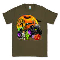 Army Green halloween monster truck Classic Tee - Zillion Design Studio