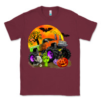 Burgundy halloween monster truck Classic Tee - Zillion Design Studio