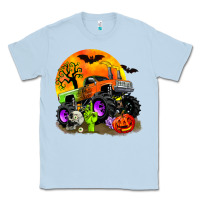 Dusty Blue halloween monster truck Classic Tee - Zillion Design Studio