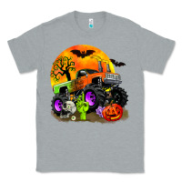 Heather Grey halloween monster truck Classic Tee - Zillion Design Studio