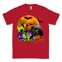 Red halloween monster truck Classic Tee - Zillion Design Studio