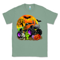 Sage halloween monster truck Classic Tee - Zillion Design Studio