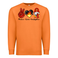 Carrot peace love firefighter Premium Sweatshirt - Artiststas