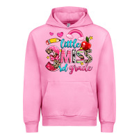 Fuchsia Pink little miss third grade Urban Hoodie - NancyCooperArtShop