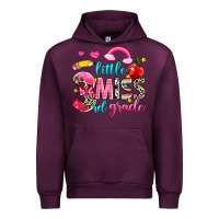 Mauve Wine little miss third grade Urban Hoodie - NancyCooperArtShop