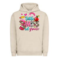 Pigment French Oak little miss third grade Urban Hoodie - NancyCooperArtShop