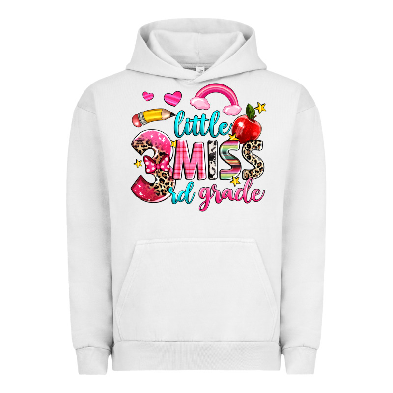 Little Miss Third Grade Urban Hoodie by NancyCooperArtShop | Teevron