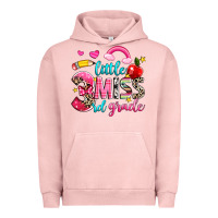 Pigment Salmon little miss third grade Urban Hoodie - NancyCooperArtShop