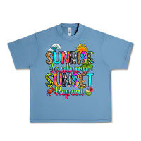 Pebble Blue sunrise sunburn sunset repeat Urban Heavy Tee - RanaPortraitStore