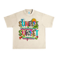 Sandshell sunrise sunburn sunset repeat Urban Heavy Tee - RanaPortraitStore