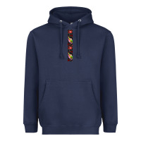 Navy Halloween Key Fob Heavyweight Hoodie - BundleAndBundleShop