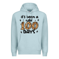 Blue Mist its been a wild 100 days Premium Hoodie - MaliasSmallBusiness