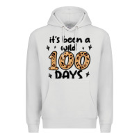Dove Grey its been a wild 100 days Premium Hoodie - MaliasSmallBusiness