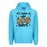 Ocean Blue its been a wild 100 days Premium Hoodie - MaliasSmallBusiness