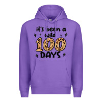 Purple its been a wild 100 days Premium Hoodie - MaliasSmallBusiness