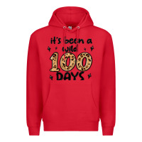 Red its been a wild 100 days Premium Hoodie - MaliasSmallBusiness