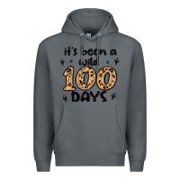 Rock its been a wild 100 days Premium Hoodie - MaliasSmallBusiness