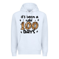 White its been a wild 100 days Premium Hoodie - MaliasSmallBusiness