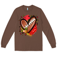 Chestnut fruits and football heart Long Sleeve Tee - Zillion Design Studio