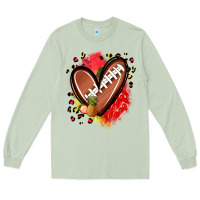Fruits And Football Heart Long Sleeve Tee | Teevron