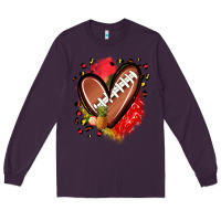 Plum fruits and football heart Long Sleeve Tee - Zillion Design Studio