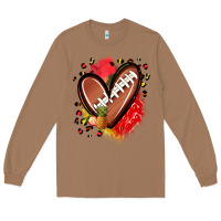 Toasted Coconut fruits and football heart Long Sleeve Tee - Zillion Design Studio