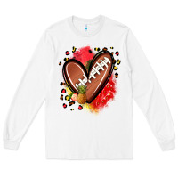 White fruits and football heart Long Sleeve Tee - Zillion Design Studio